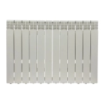 Calorifer din aluminiu Ferroli Proteo HP 700 cu 12 elementi, inaltime interax 600 mm, putere 125 W, 10 ani garantie