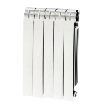 Calorifer din aluminiu Global Vox Extra 600 cu 5 elementi, inaltime interax 600 mm, putere 870 W, 10 ani garantie