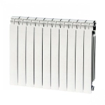 Calorifer din aluminiu Global Vox Extra 600 cu 10 elementi, inaltime interax 600 mm, putere 1740 W, 10 ani garantie
