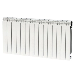 Calorifer din aluminiu Global Vox Extra 600 cu 15 elementi, inaltime interax 600 mm, putere 2610 W, 10 ani garantie