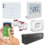 Pachet automatizare incalzire in pardoseala wireless si WI-FI, 8 circuite - 2 zone